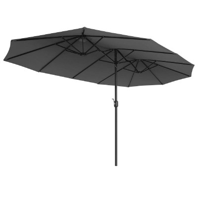 Songmics Ομπρέλα Κήπου 4.60 x 2.70 μέτρα, Γκρί (GPU36GY) (SNGGPU36GY) Songmics Ομπρέλα Κήπου 4.60 x 2.70 μέτρα, Γκρί (GPU36GY) (SNGGPU36GY)