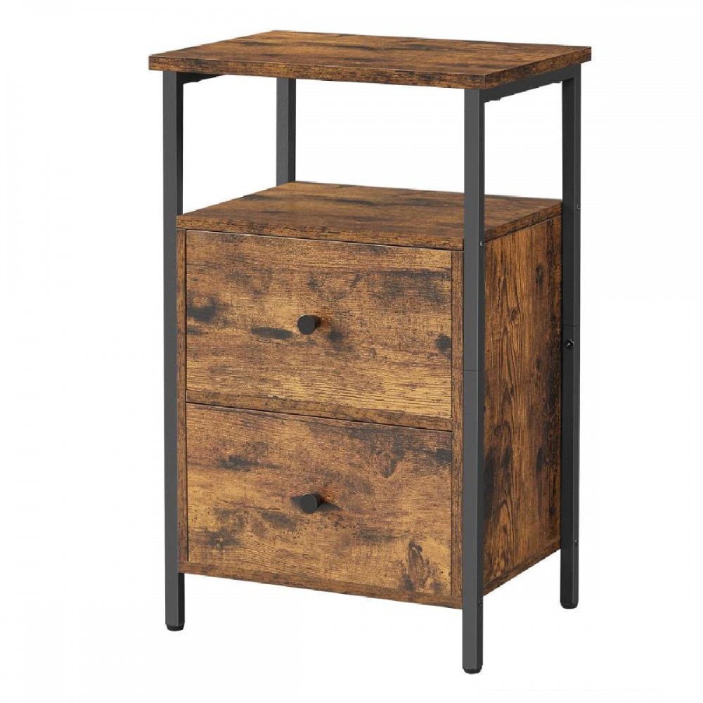 Vasagle Bedside Table 38 x 28 x 60 cm (LET521B01) (VASLET521B01) Vasagle Bedside Table 38 x 28 x 60 cm (LET521B01) (VASLET521B01)