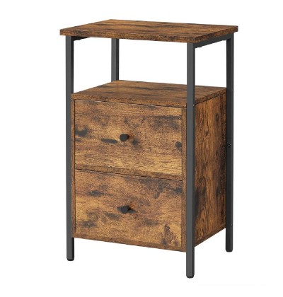 Vasagle Bedside Table 38 x 28 x 60 cm (LET521B01) (VASLET521B01) Vasagle Bedside Table 38 x 28 x 60 cm (LET521B01) (VASLET521B01)
