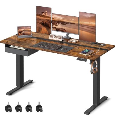 Songmics Μεταλλικό Ηλεκτρικά Ρυθμίζόμενο γραφείο 140 x 60 x 72-120 cm Ξύλινου Φινιρίσματος Χρώματος καφέ (LSD114X01) (SNGLSD114X01) Songmics Μεταλλικό Ηλεκτρικά Ρυθμίζόμενο γραφείο 140 x 60 x 72-120 cm Ξύλινου Φινιρίσματος Χρώματος καφέ (LSD114X01) (SNGLSD114X01)
