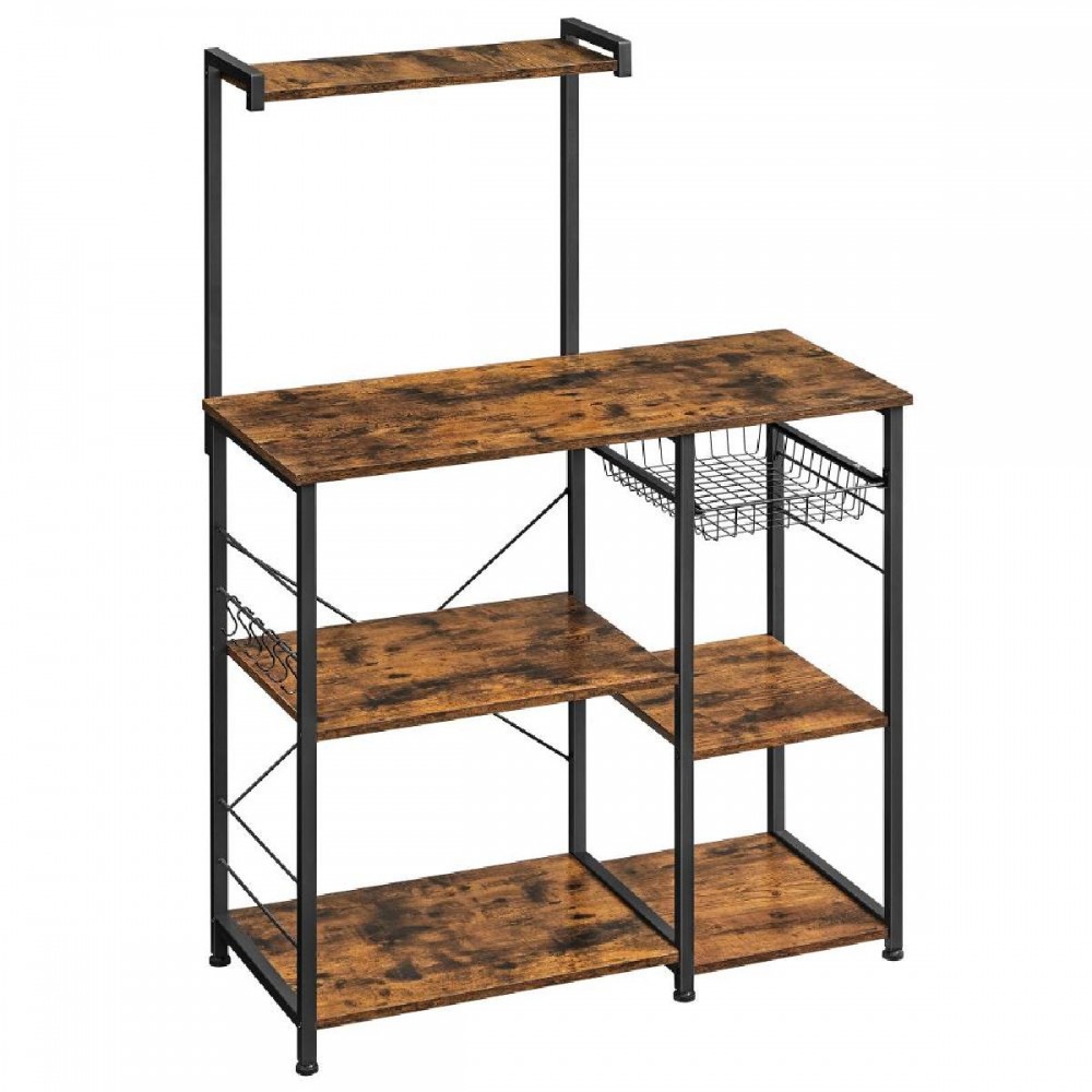 Vasagle Μεταλλική Ραφιέρα Κουζίνας με 6 Ράφια 90 x 40 x 132 cm VASAGLE (KKS35X) (VASKKS35X) Vasagle Μεταλλική Ραφιέρα Κουζίνας με 6 Ράφια 90 x 40 x 132 cm VASAGLE (KKS35X) (VASKKS35X)