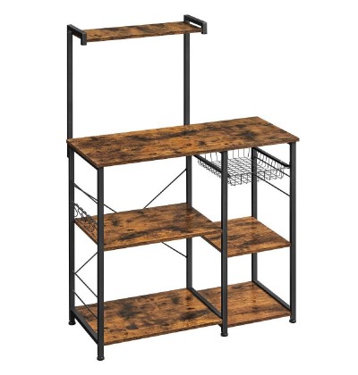 Vasagle Μεταλλική Ραφιέρα Κουζίνας με 6 Ράφια 90 x 40 x 132 cm VASAGLE (KKS35X) (VASKKS35X) Vasagle Μεταλλική Ραφιέρα Κουζίνας με 6 Ράφια 90 x 40 x 132 cm VASAGLE (KKS35X) (VASKKS35X)