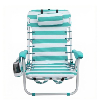 Songmics Beach Chair White/Green 68x63x75cm (GCB62JW) (SNGGCB62JW)