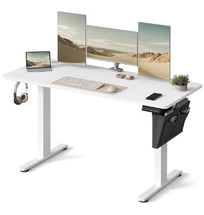 Songmics Ηλεκτρικό Γραφείο Ρυθμιζόμενου Ύψους 140x60x72-120cm Λευκό (LSD134W01V1) (SNGLSD134W01V1) Songmics Ηλεκτρικό Γραφείο Ρυθμιζόμενου Ύψους 140x60x72-120cm Λευκό (LSD134W01V1) (SNGLSD134W01V1)