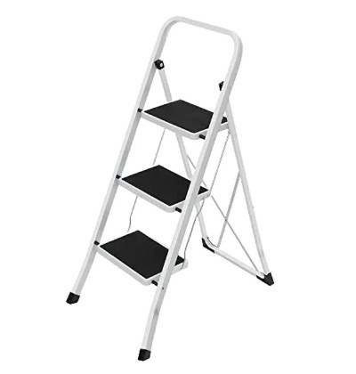 Songmics Σκάλα 3 Bαθμίδων (GSL03WT) (SNGGSL03WT)