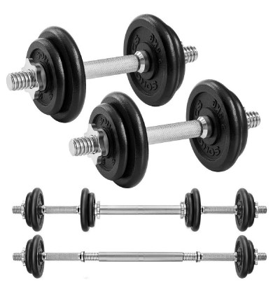 Songmics σετ 2 Αλτήρες 10 κιλών, μαύρο  (SYL20LBKV1) (SNGSYL20LBKV1)