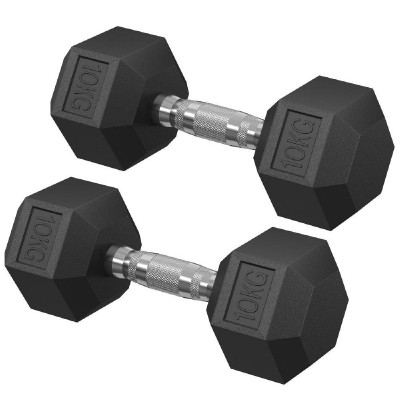 Songmics σετ 2 Αλτήρες 10 κιλών, μαύρο  (SYL010B01) (SNGSYL010B01)