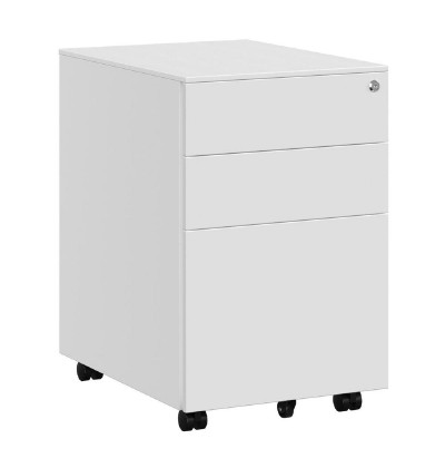 Songmics ντουλάπι αρχείων με 3 συρτάρια και με δυνατότητα κλειδώματος 52 x 39 x 60 cm, λευκό (OFC60WT) (SNGOFC60WT) Songmics ντουλάπι αρχείων με 3 συρτάρια και με δυνατότητα κλειδώματος 52 x 39 x 60 cm, λευκό (OFC60WT) (SNGOFC60WT)
