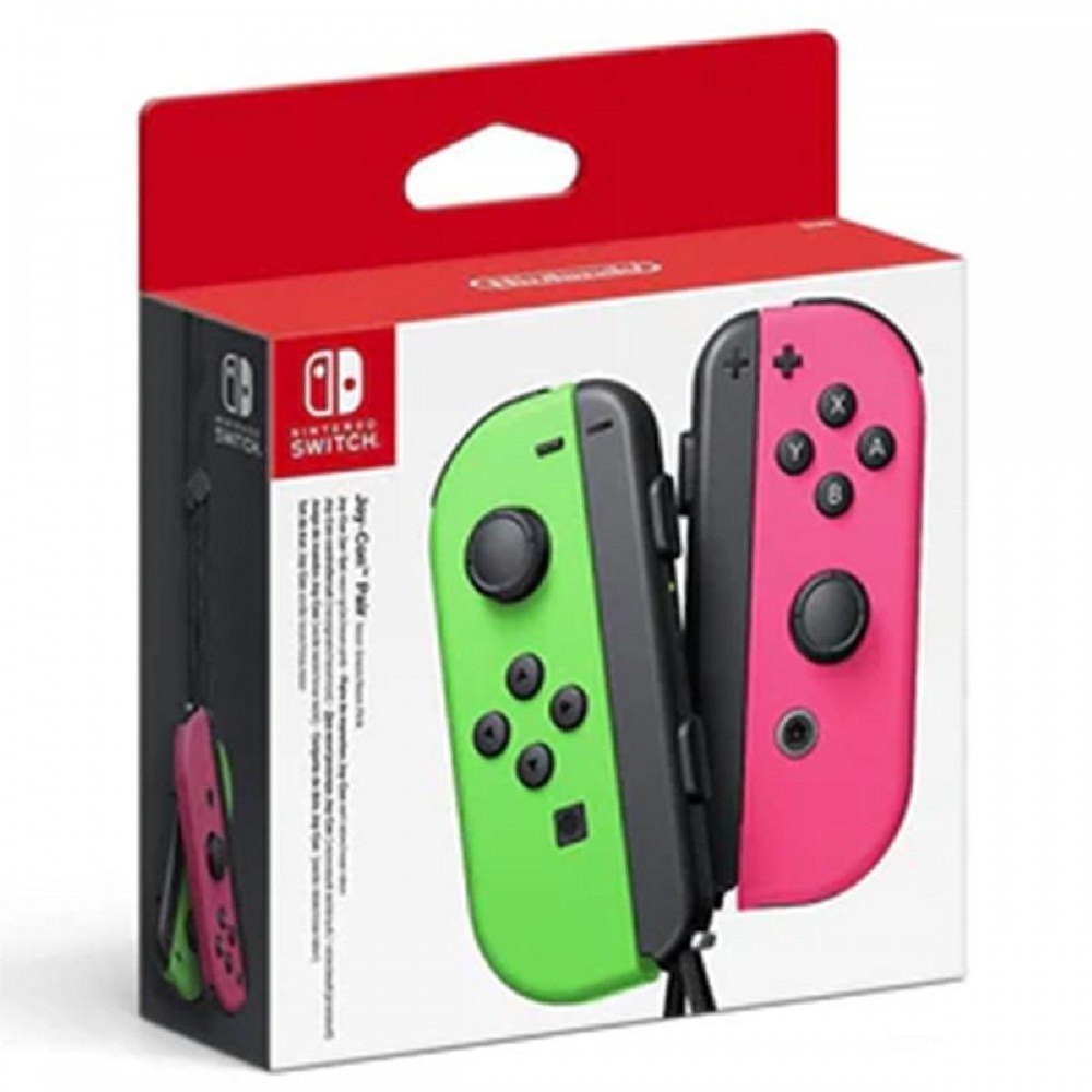 Nintendo Joy-con (L)/(R) Neon Green Neon Pink (2512366) (NIN2512366) Nintendo Joy-con (L)/(R) Neon Green Neon Pink (2512366) (NIN2512366)