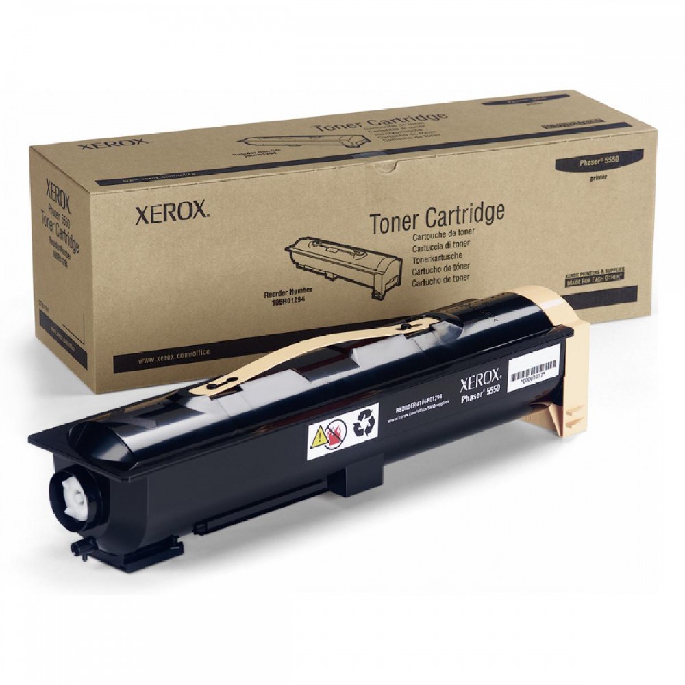 XEROX PHASER 5550 BLACK TONER (106R01294) (XER106R01294) XEROX PHASER 5550 BLACK TONER (106R01294) (XER106R01294)