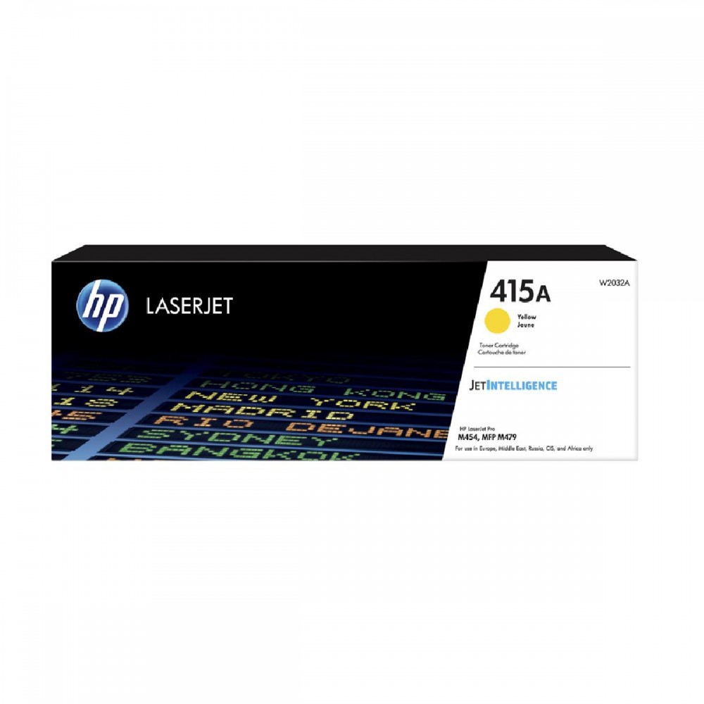 HP 415A Yellow LaserJet Toner Cartridge (2.1k) (W2032A) (HPW2032A) HP 415A Yellow LaserJet Toner Cartridge (2.1k) (W2032A) (HPW2032A)