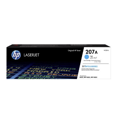 HP 207A Cyan LaserJet Toner Cartridge (1.25k) (W2211A) (HPW2211A) HP 207A Cyan LaserJet Toner Cartridge (1.25k) (W2211A) (HPW2211A)