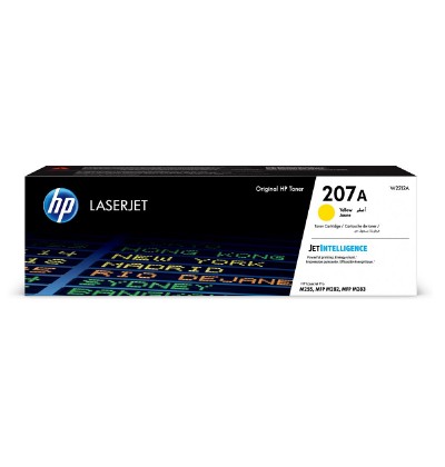 HP 207A Yellow LaserJet Toner Cartridge (1.25k) (W2212A) (HPW2212A) HP 207A Yellow LaserJet Toner Cartridge (1.25k) (W2212A) (HPW2212A)