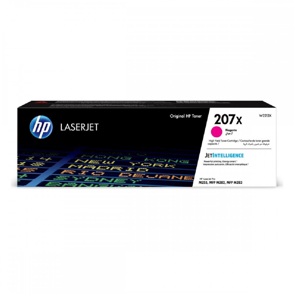 HP 207X Magenta LaserJet Toner Cartridge (2.45k) (W2213X) (HPW2213X) HP 207X Magenta LaserJet Toner Cartridge (2.45k) (W2213X) (HPW2213X)