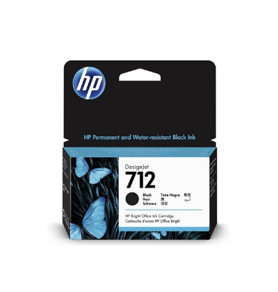 HP Μελάνι Inkjet No.712 Black (3ED70A) (HP3ED70A)