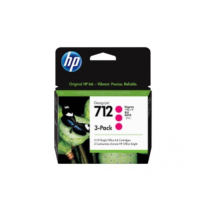 HP Μελάνι Inkjet No.712 Magenta 3-Pack (3ED78A) (HP3ED78A) HP Μελάνι Inkjet No.712 Magenta 3-Pack (3ED78A) (HP3ED78A)