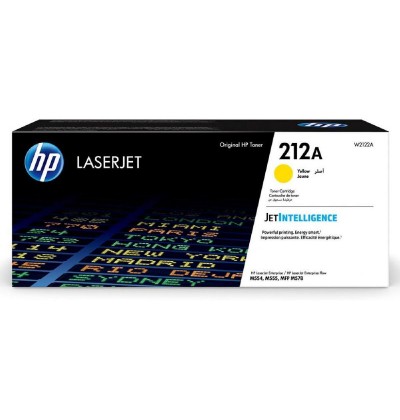 HP 212A Original LaserJet Toner Cartridge Yellow (W2122A) (HPW2122A)