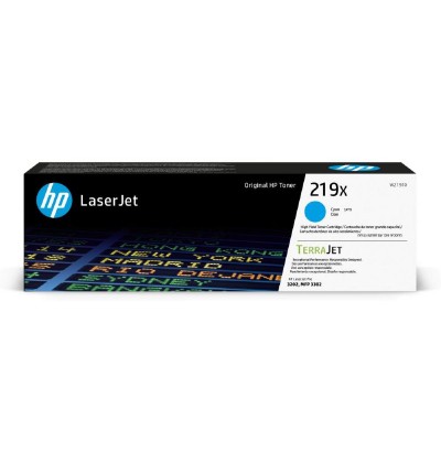 HP 219X Cyan LaserJet Toner Cartridge High Capacity (W2191X) (HPW2191X) HP 219X Cyan LaserJet Toner Cartridge High Capacity (W2191X) (HPW2191X)
