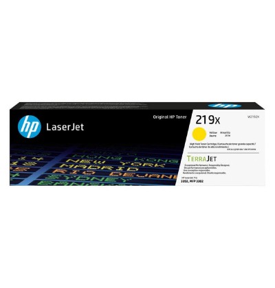 HP 219X Yellow LaserJet Toner Cartridge High Capacity (W2192X) (HPW2192X) HP 219X Yellow LaserJet Toner Cartridge High Capacity (W2192X) (HPW2192X)