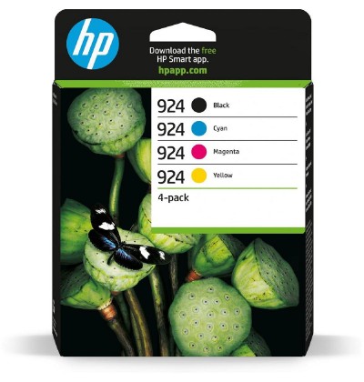 HP Μελάνι Inkjet No.924 CMYK 4-Pack (6C3Z1NE) (HP6C3Z1NE) HP Μελάνι Inkjet No.924 CMYK 4-Pack (6C3Z1NE) (HP6C3Z1NE)