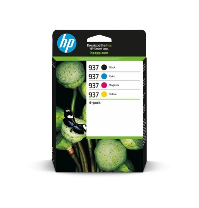 HP Μελάνι Inkjet No.937 CMYK 4-Pack (6C400NE) (HP6C400NE) HP Μελάνι Inkjet No.937 CMYK 4-Pack (6C400NE) (HP6C400NE)