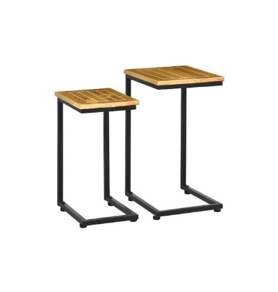 Outsunny Σετ 2 Πλαϊνά Τραπεζάκια Κήπου 40x30x60 (84G-079V00LR) (OUT84G-079V00LR) Outsunny Σετ 2 Πλαϊνά Τραπεζάκια Κήπου 40x30x60 (84G-079V00LR) (OUT84G-079V00LR)