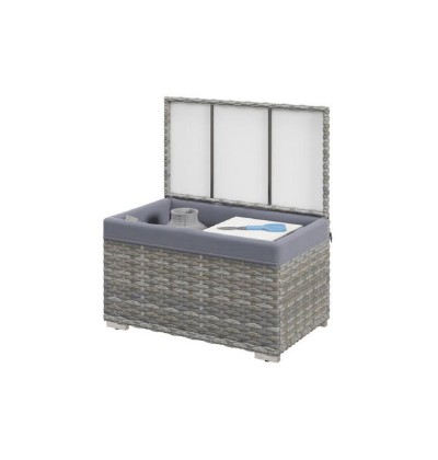 Outsunny Garden Storage Box Με Εσωτερική Αδιάβροχη Υφασμάτινη Επένδυση Γκρι 76x45x48 (865-018V00GY) (OUT865-018V00GY) Outsunny Garden Storage Box Με Εσωτερική Αδιάβροχη Υφασμάτινη Επένδυση Γκρι 76x45x48 (865-018V00GY) (OUT865-018V00GY)