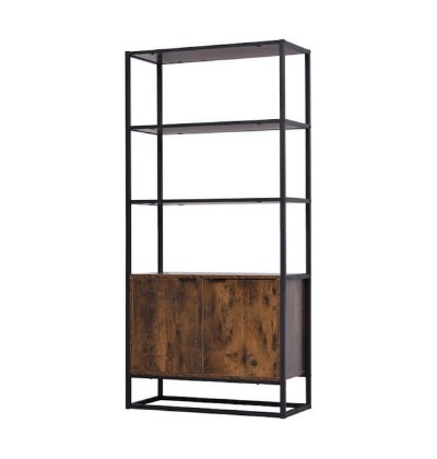 Homcom Βιβλιοθήκη Industrial Style Με 5 Ράφια 40x30x154cm (838-162) (HOM838-162)