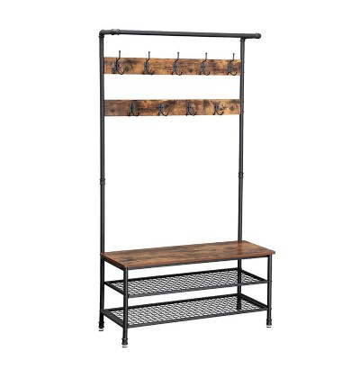 Μεταλλικό Έπιπλο Εισόδου με 3 Ράφια και 9 Διπλές Κρεμάστρες 100 x 182 x 41.5 cm Vasagle (HSR47BX) (VASHSR47BX) Μεταλλικό Έπιπλο Εισόδου με 3 Ράφια και 9 Διπλές Κρεμάστρες 100 x 182 x 41.5 cm Vasagle (HSR47BX) (VASHSR47BX)