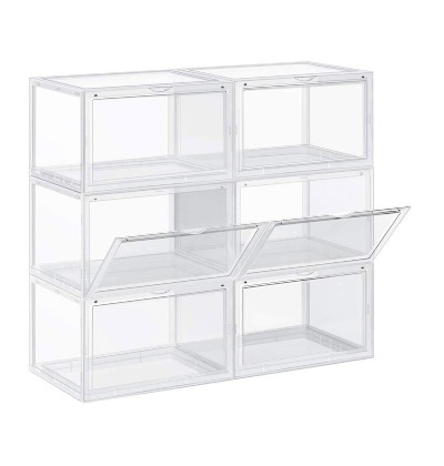 Stand Αποθήκευσης 6 Ζευγαριών Παπουτσιών 36 x 28 x 22 cm Songmics (LSP06CW) (SNGLSP06CW)