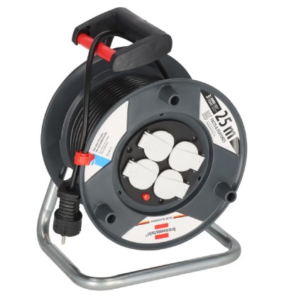 Brennenstuhl Garant E Μπαλαντέζα 4 Θέσεων με Καλώδιο 25m/ H05VV-F/ 3G1,5 Black (1215056) (BNN1215056) Brennenstuhl Garant E Μπαλαντέζα 4 Θέσεων με Καλώδιο 25m/ H05VV-F/ 3G1,5 Black (1215056) (BNN1215056)