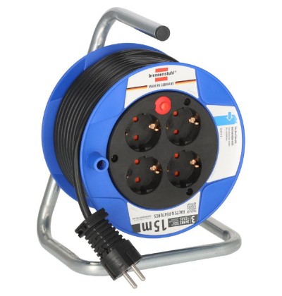 Brennenstuhl Garant Compact Μπαλαντέζα 4 Θέσεων με Καλώδιο 15m/ H05VV-F/ 3G1,5 Black (1079180004) (BNN1079180004) Brennenstuhl Garant Compact Μπαλαντέζα 4 Θέσεων με Καλώδιο 15m/ H05VV-F/ 3G1,5 Black (1079180004) (BNN1079180004)