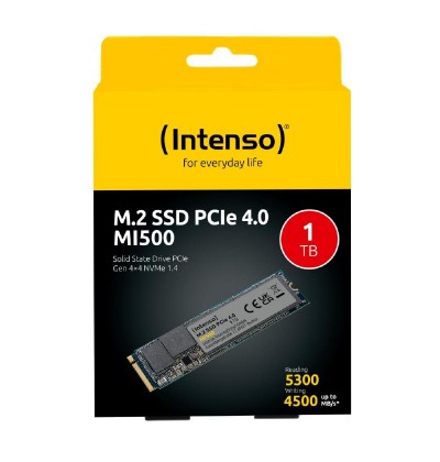 Intenso MI500 M.2 SSD PCIe 4.0 1TB (3836460) (NSO3836460) Intenso MI500 M.2 SSD PCIe 4.0 1TB (3836460) (NSO3836460)