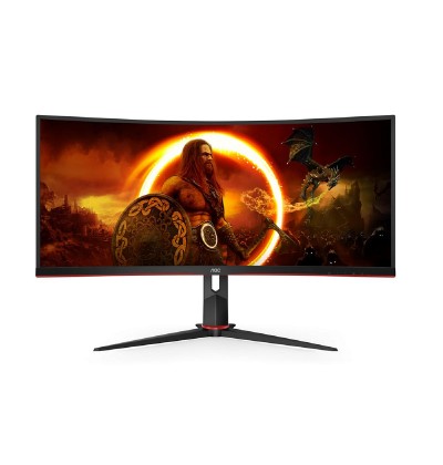 AOC CU34G2XP/BK Curved Ultra Wide Gaming Monitor 34' (CU34G2XE/BK) (AOCCU34G2XPBK)