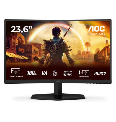 AOC C24G42E Curved FHD Gaming Monitor 24'' with Speakers (C24G42E) (AOCC24G42E)