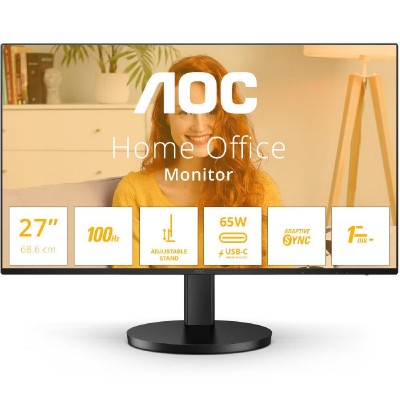 AOC 27B3CF2 IPS QHD USB-C Ergonomic Monitor 27'' with speakers (AOC27B3CF2)
