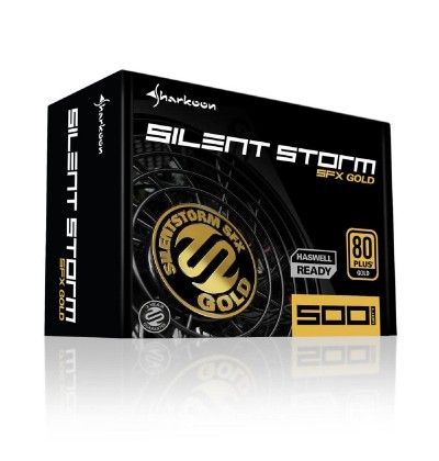 Sharkoon SilentStorm SFX 500W Μαύρο Τροφοδοτικό Υπολογιστή Full Modular 80 Plus Gold (SILENTSTORMG500BK) (SHRSILENTSTORMG500BK) Sharkoon SilentStorm SFX 500W Μαύρο Τροφοδοτικό Υπολογιστή Full Modular 80 Plus Gold (SILENTSTORMG500BK) (SHRSILENTSTORMG500BK)