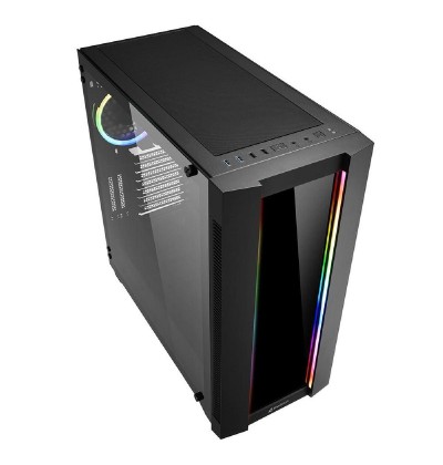 Sharkoon Elite Shark CA200G Gaming Midi Tower Κουτί Υπολογιστή με Πλαϊνό Παράθυρο και RGB Φωτισμό Μαύρο (ELCA200G) (SHRELCA200G) Sharkoon Elite Shark CA200G Gaming Midi Tower Κουτί Υπολογιστή με Πλαϊνό Παράθυρο και RGB Φωτισμό Μαύρο (ELCA200G) (SHRELCA200G)