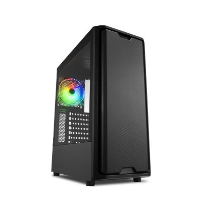 Sharkoon SK3 RGB Gaming Midi Tower Computer Case Black (25930931) (SHR25930931)