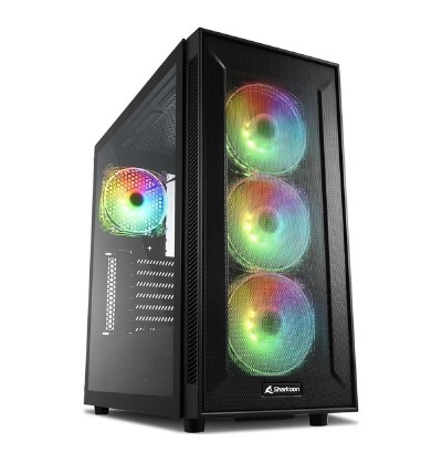 Sharkoon TG6M RGB Midi Tower Μαύρο (TG6MRGB) (SHRTG6MRGB) Sharkoon TG6M RGB Midi Tower Μαύρο (TG6MRGB) (SHRTG6MRGB)