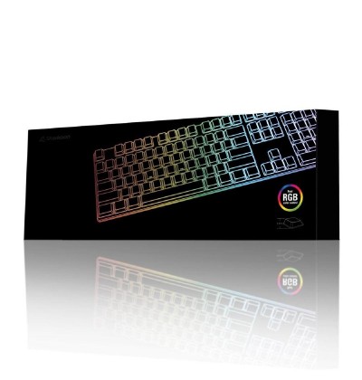 Sharkoon PureWriter RGB Gaming Μηχανικό Πληκτρολόγιο με Kailh Blue διακόπτες και RGB φωτισμό (Αγγλικό US) Λευκό (PUWRBL) (SHRPUWRBL)
