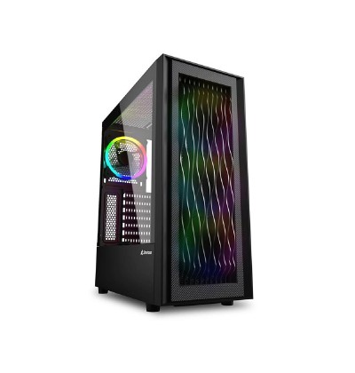 Sharkoon RGB Wave Gaming Full Tower PC Case Black (39838340) (SHR39838340) Sharkoon RGB Wave Gaming Full Tower PC Case Black (39838340) (SHR39838340)