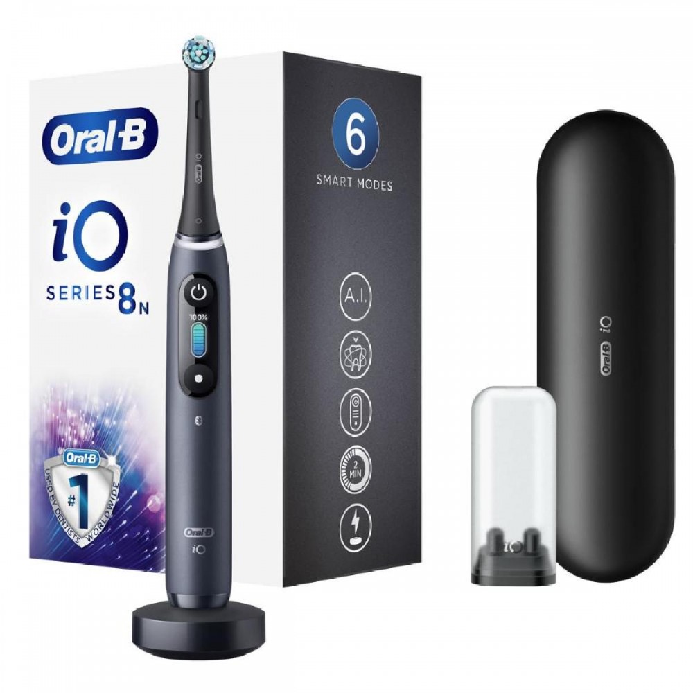Oral-B iO Series 8 Electric Toothbrush Black (81769543) (BRA81769543) Oral-B iO Series 8 Electric Toothbrush Black (81769543) (BRA81769543)