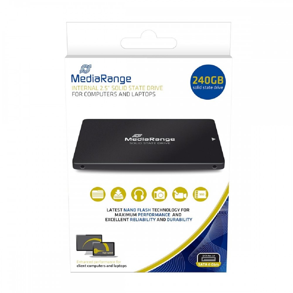 MediaRange Εσωτερικός Σκληρός Δίσκος SSD 240GB (MR1002) MediaRange Εσωτερικός Σκληρός Δίσκος SSD 240GB (MR1002)