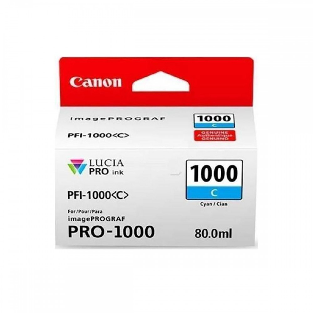 Canon Μελάνι Inkjet PFI1000C Cyan (0547C001) (CANPFI-1000C) Canon Μελάνι Inkjet PFI1000C Cyan (0547C001) (CANPFI-1000C)