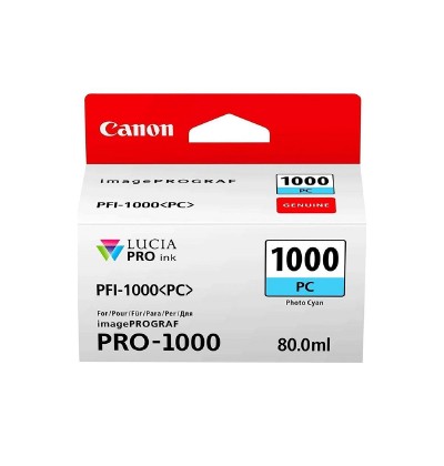 Canon Μελάνι Inkjet PFI1000PC Photo Cyan (0550C001) (CANPFI-1000PC) Canon Μελάνι Inkjet PFI1000PC Photo Cyan (0550C001) (CANPFI-1000PC)