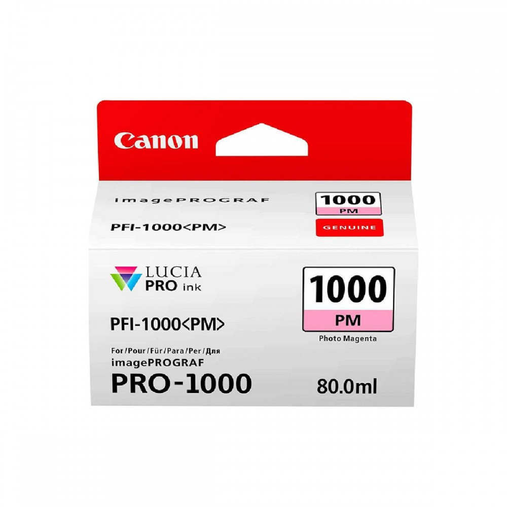 Canon Μελάνι Inkjet PFI1000PM Photo Magenta (0551C001) (CANPFI-1000PM) Canon Μελάνι Inkjet PFI1000PM Photo Magenta (0551C001) (CANPFI-1000PM)