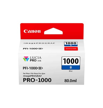 Canon Μελάνι Inkjet PFI1000B Blue (0555C001) (CANPFI-1000B) Canon Μελάνι Inkjet PFI1000B Blue (0555C001) (CANPFI-1000B)