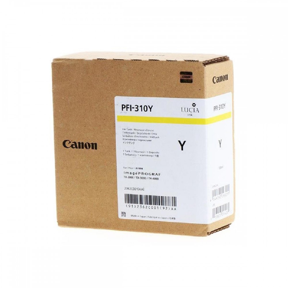 Canon Pigment Μελάνι Inkjet PFI-310 Yellow (2362C001) (CAN-PFI310Y) Canon Pigment Μελάνι Inkjet PFI-310 Yellow (2362C001) (CAN-PFI310Y)