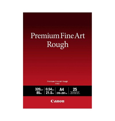 Canon FA-RG1 Photo Paper Premium Fine Art Rough A4 (21x30) 320gr/m² for Printers Inkjet 25 Sheets (4562C001) (CANFA-RG1A4) Canon FA-RG1 Photo Paper Premium Fine Art Rough A4 (21x30) 320gr/m² for Printers Inkjet 25 Sheets (4562C001) (CANFA-RG1A4)